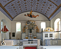 Innenansicht der Inselkirche